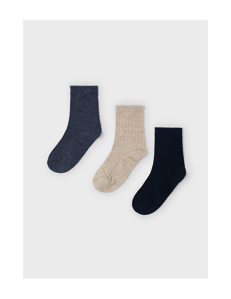 Set 3 calcetines lisos