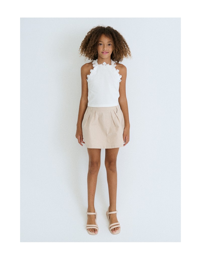 Camiseta tirantes tira guipur