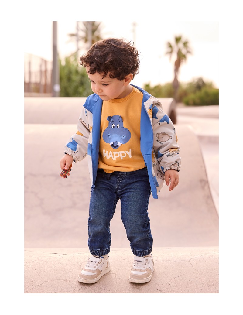 Pantalón soft denim jogger