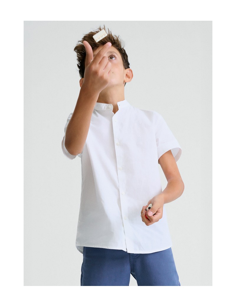 Camiseta m/c cuello mao