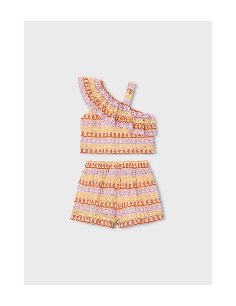 Conj. short punto fantasía