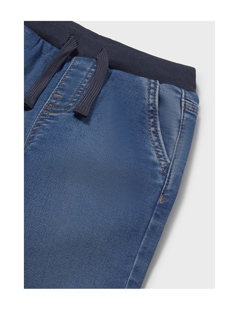 Pantalón soft denim jogger