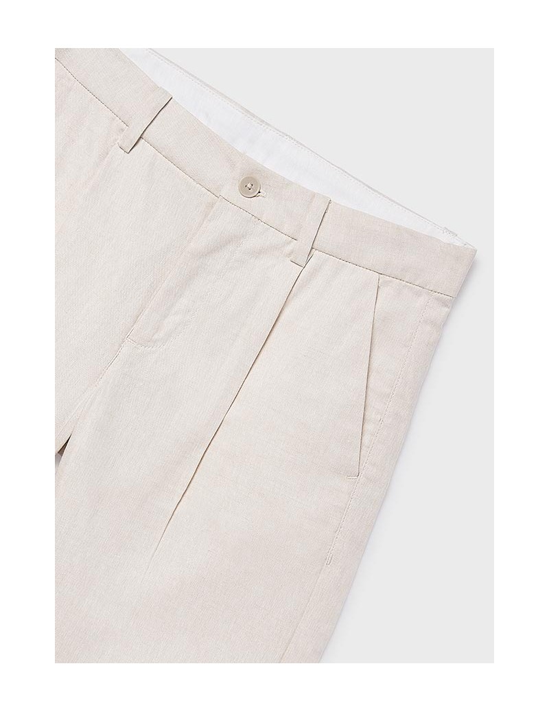 Bermuda lino suiting